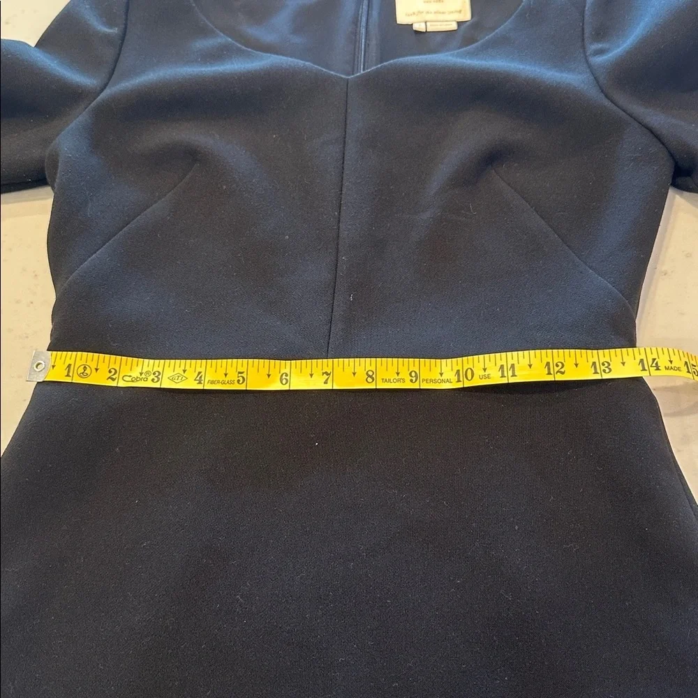 Kate Spade Black Scallop Mini Dress Size 2